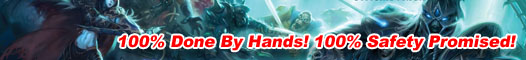 100% hand work wow gold